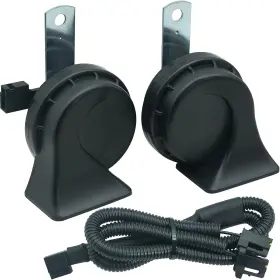 Dl165-zto-tt Nuojie Auto Electric Car Horn With 1 To 2 Connector Converter Compatible Toyota Corolla S