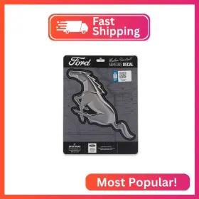 90211136 Open Road Brands Ford Mustang Horse Logo Adhesive Vinyl Decal - Fun Sticker For Car