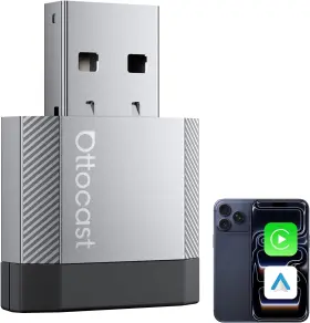 Ottocast 711181619331 Mini Nova 2 In1 Wireless Carplay Android Auto Adapter 2026 Plug And Play