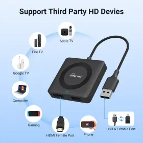 Ca361-c4 Ottocast Car Tv Mate 4 Hdmi Multimedia Adapter With Wireless Carplay&android Auto #3
