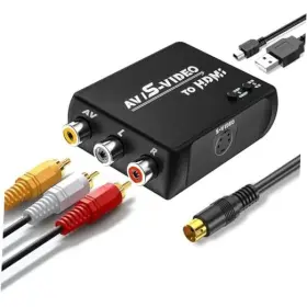Cvtr-2 Oudiwei Rca S Video To Hdmi Converter Av With S-video Usb