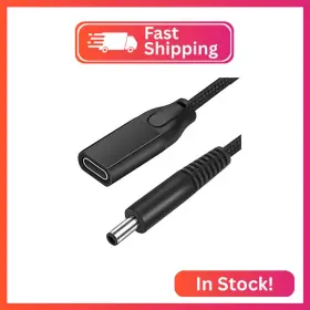 Ct45de Oyy Usb C To 4.5mm Smart Round Tip Cable For Dell Laptop Charger 45w 65w 90w Pow