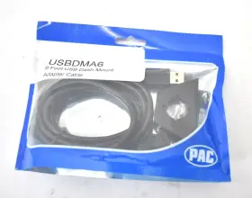 Pac 609098823579 Usbdma6 6ft Usb Dash Mount Adapter Cable Kit Vehicle Application Accessory