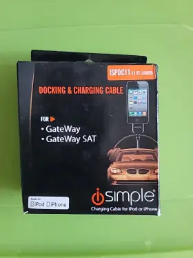 Ispdc11 Pac Isimple Upac Replacement Cable Pxamg Gateway 5v Ipod Iphone Docking And Charging