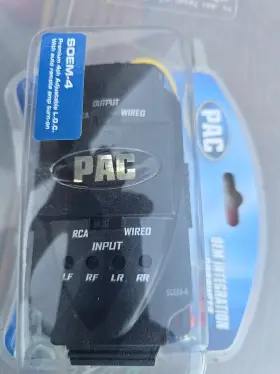 Soem-4 Pacific Accessory Corporation Pac Adjustable 4-chan Interface Adapter Line Output Converter - Sealed