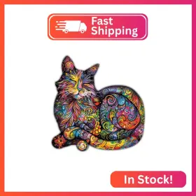 Pskds02 Piratify 3pcs Cat Funky Colors Glow Vinyl Bumper Decal Sticker Cats Stickers C