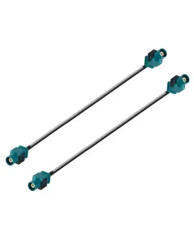Vca044-us Pobady 2 Pcs Fakra Z Cable Male To Vehicle 15cm Blue