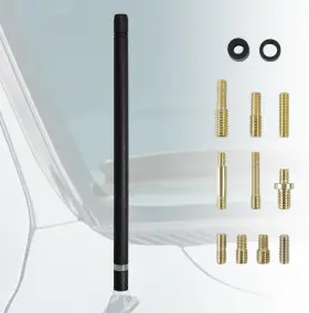 Ac700 Probox 8.5 Inch Flexible Rubber Antenna Kit Installation Outstanding Reception Black