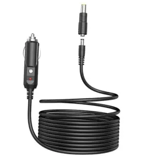 Prodc55217909 Proimb Dc 5.5 X 2.1mm 7.9 5.5mm Car Charger Power Supply Cord 12v -24v 6.56 Ft