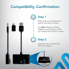 Promaster Electronic Llc 445053775742 Carplay Wireless Adapter - Autosky For Factory Wired 2023 Upgrade P #3 Promaster Electronic Llc 445053775742 Carplay Wireless Adapter - Autosky For Factory Wired 2023 Upgrade P #3