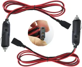 Quanzhou Youqi Electronic Co. Ltd 445031213235 Cb Power Cord 3 Pin Plug Cable 12v Car Cigarette Lighter Heavy Duty 16 Gaug