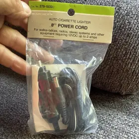 270-1533c Radio Shack Car Adapter Original Auto Boat Dc Power Supply