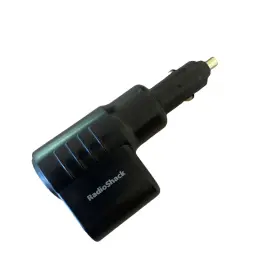 270-1525a Radioshack Radio Shack 2-outlet 12v Plug Adapter Cigarette Lighter Splitter Vtg