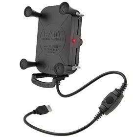 Ram-hol-un12wb-1 Ram Mounts Tough-charge With X-grip 15w Waterproof Wireless Charging Holder Ra