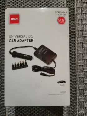 Ah765z Rca Universal 12v Dc Car Adapter New Ah765z Rca Universal 12v Dc Car Adapter New