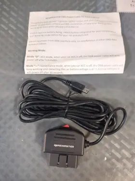 Obd2 Rear Master 752349630621 Obd Power Cable Mini Usb Port For Dash Camera #i4