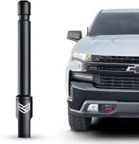 Ronin Factory 758381841278 Truck Antenna For 5 Inch Tufflock - 2014 Chevy/gmc Black