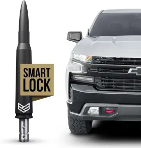 Ronin Factory 758381841698 Bullet Antenna Smartlock Chevy And Gmc - Premium Black