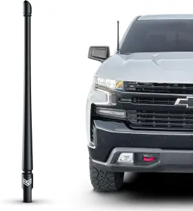 Ronin Factory 860007251856 Truck Antenna For 12 Inch Tufflock - 2014 Chevy/gmc Black