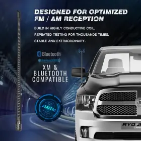 8542133271 Rydonair Antenna Compatible With Ford F150 2009-2024 13 Inches Flexible #2