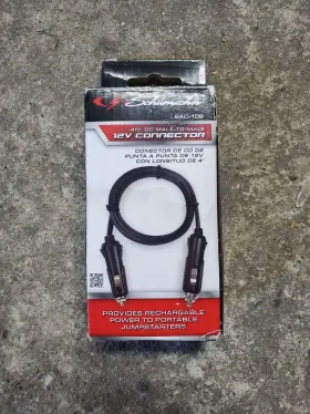 Sac-109 Schumacher 12v Dc Car Lighter Power Supply Cord 4ft Male-to-male