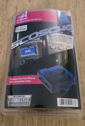Scosche 033991024687 Ipfmrds Universal Ipod Interface With Fm-rds For Car Radio/stereo