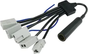 Scosche 033991029927 Hknaarb Reverse Antenna Adapter For Factory Radio Compatible With