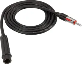 Axt48-wp1 Scosche 033991106017 Universal 48 Inch Antenna Extension Cable For Car Stereo Black