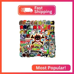X9-necu-t9eh Sdhm99 100pcs Skateboard Stickers Skateboading Pack For Suitcase Skate