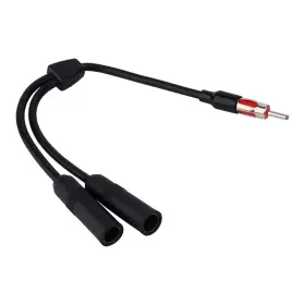 Serounder 738586896969 Car Am Fm Antenna Splitter Adapter Auto Radio Black