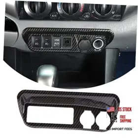 Sheng Tong St-oc09982 Compatible With Toyota Tacoma 2011 2012 2013 2014 2015 Car Black Carbon Fiber