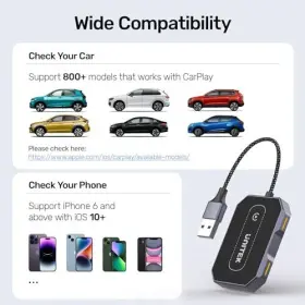 Shenzhen Boyi Electronics Co. Ltd. 786820389333 Android Auto Wireless Adapter For Cars With Built-in Wired Black #3