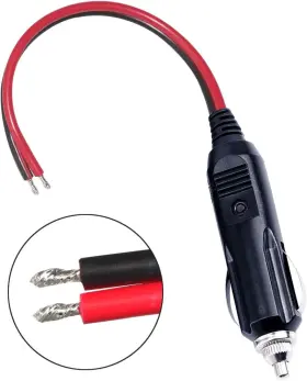 Shenzhen Sparking Technology Co Ltd 445011528564 2 Pack 12v 12volt Replacement Cigarette Lighter Male Plug With Leads - Car Ada #2