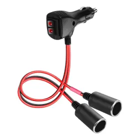 Sinloon2024112601 Sinloon 12v Car Cigarette Lighter Splitter Adapter With 2 Independent