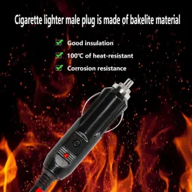 X0038d9ae9 Sinloon Cigarette Lighter Sae Battery Charger Cable 12v 15a #2