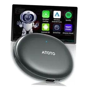 Ad5a-gy Smartsoundhk Wireless Carplay And Android Auto Adapter 2-in-1 Dongle Dual Wi-fi