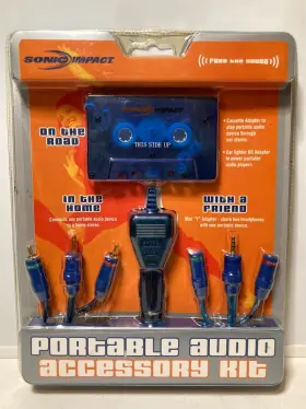 Sonic Impact Technologies 648027050679 3-way Portable Audio Accessory Kit Cassette/mini Inch Y For Headphones/home Stereo