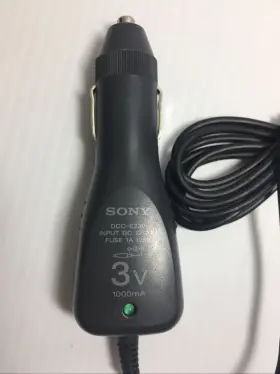 Dcc-e230 Sony 3v 1000ma Auto Cigarette Lighter Adapter 12/24v #2