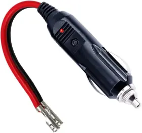 5824074809 Sparking 12v 12volt Fused Replacement Cigarette Lighter Male Plug With Leads - 15amp