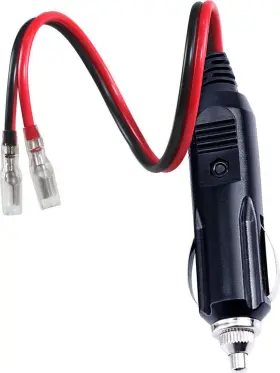 Sp-76-1p Sparking 1pack 12volt Replacement Cigarette Lighter Male Plug With Leads - Car Adapter