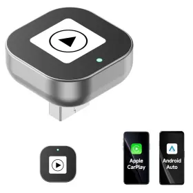 Cl322 Spedal 2-in-1 Wired To Wireless Carplay Adapter /android Auto Plug And Play Us#