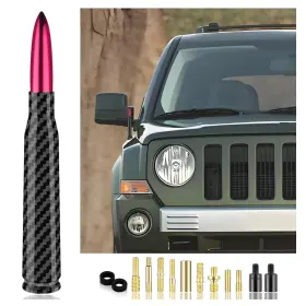 Xian-2604 Stacool Car Bullet Antenna With 13 5.45 0.75 Inch Pink