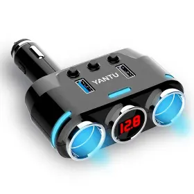M3-b39-e Suitu 12v/24v Car Adapter Socket 2 Compartment Cigarette Lighter Distributor Charg M3-b39-e Suitu 12v/24v Car Adapter Socket 2 Compartment Cigarette Lighter Distributor Charg