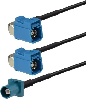 Gp-ac-fa-03 Superbat Fakra Splitter Cable Male To Female Rg174 Coaxial Type 1