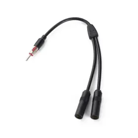 Supmory 797427895738 Car Am Fm Radio Stereo 1 Male 2 Female Y Antenna Splitter Adapter