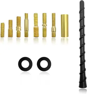 Sylvil-2970cs Sylvil Car Spiral Antenna Flexible 7 Inches Pvc Radio Toppers With Screw