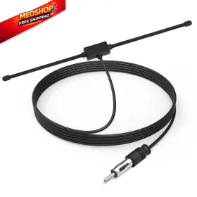 Hasy00448 Szsauto Universal Car Stereo Hidden Dipole Antenna Adhesive Mount Black