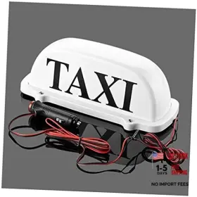 Taxi Light 0929 739771832519 Badass Sharks 12v Led Magnetic Sign Roof Top Car Super Bright White