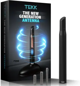 F250 Tekk 734387835169 Short Antenna Compatible With 2023 / Designed For Optimized Black
