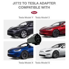 Sipa-j1772 Tesla J1772 To Adapter Universal Charging Cable